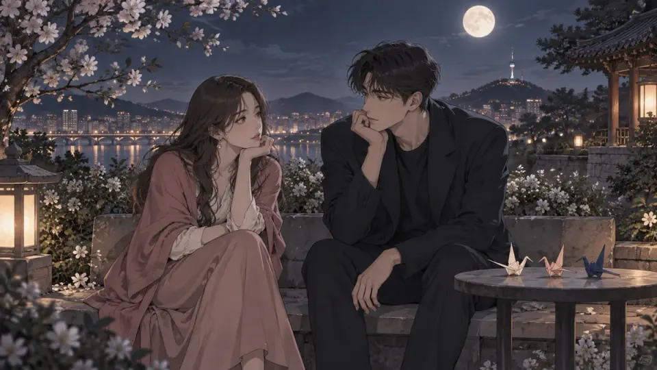 LOVE CODE 연애 시뮬레이션의 주제를 담은 오리지널 일러스트