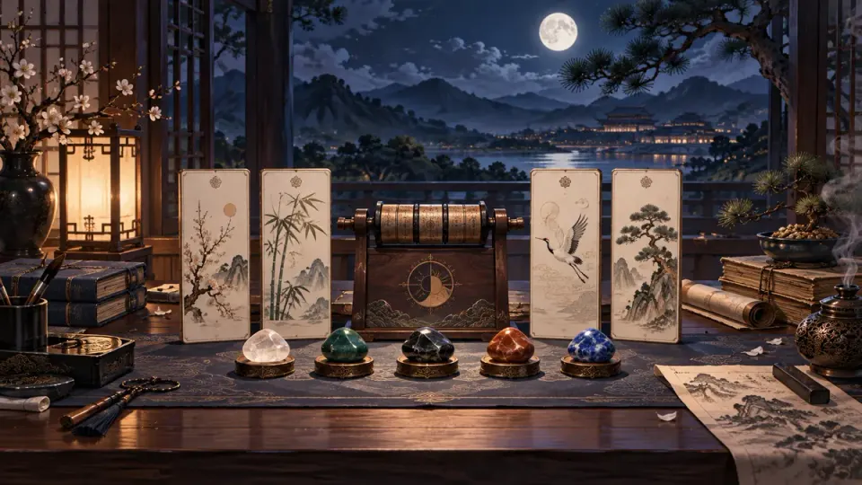 만세력의 주제를 담은 오리지널 일러스트