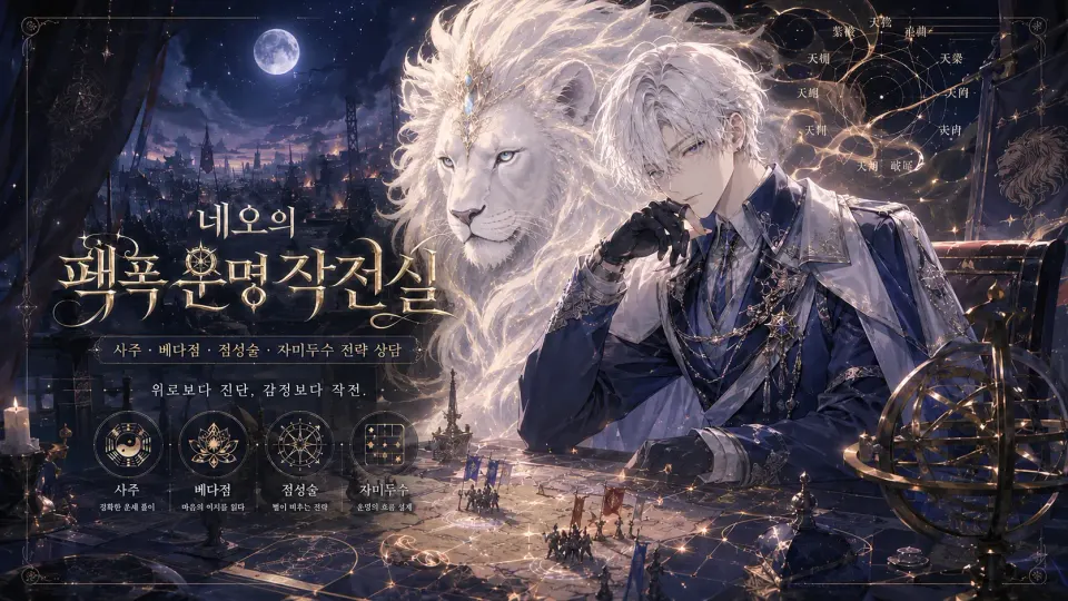 네오의 팩폭 작전실의 주제를 담은 오리지널 일러스트