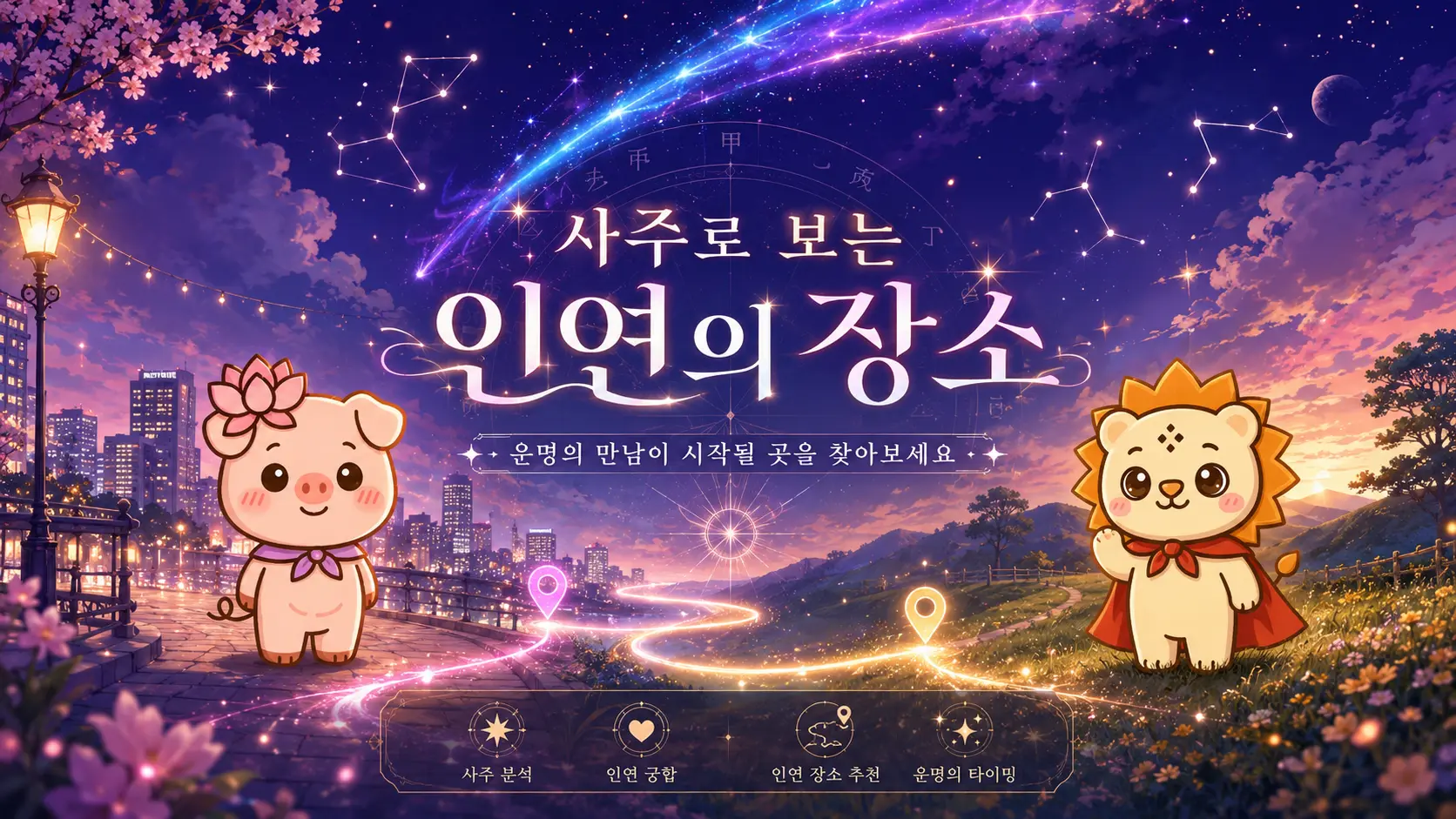 사주로 보는 인연의 장소 대표 이미지